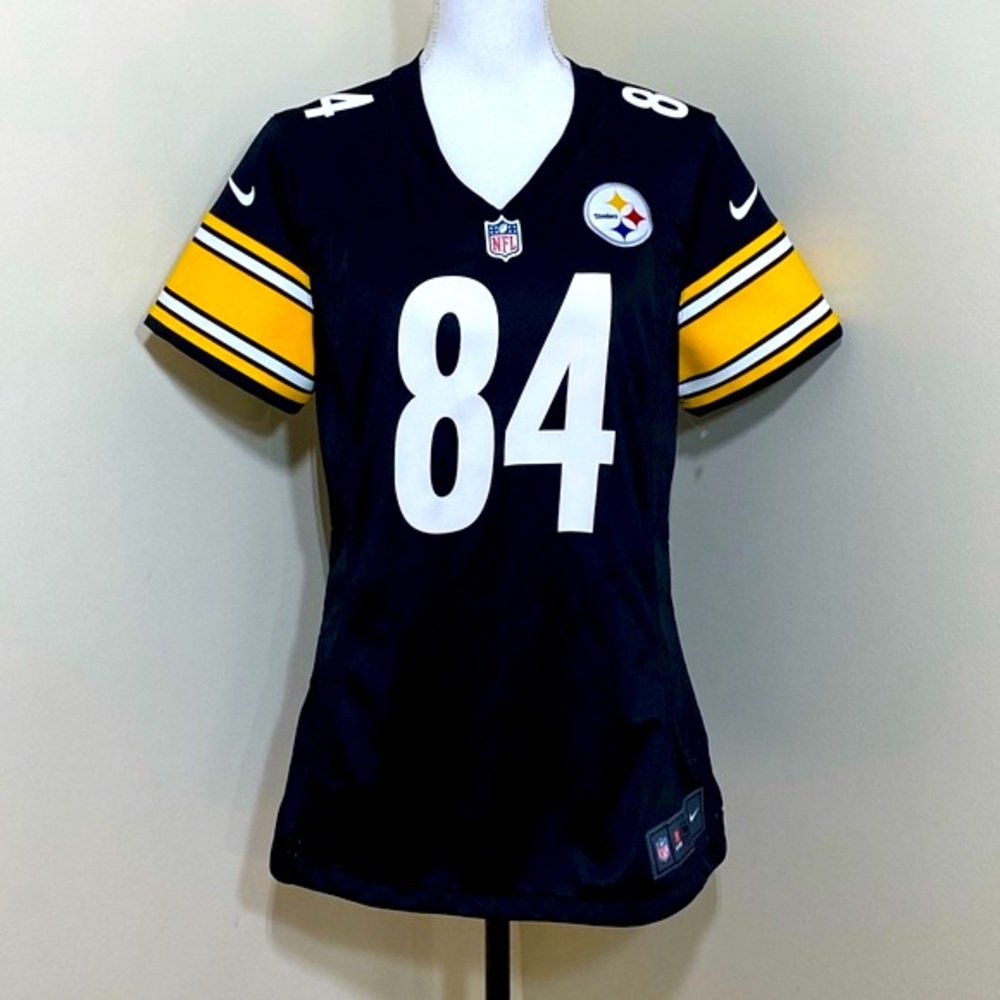 NWOT NFL Steelers Anthonio Brown # 84 woman’s Jersey size Large